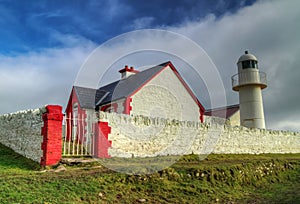 Atlantic lighthouse in Dingle