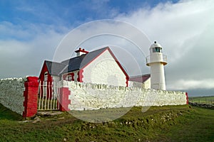 Atlantic lighthouse in Dingle