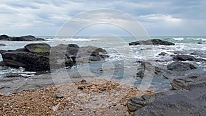 Atlantic littoral beach in VendÃ©e in France