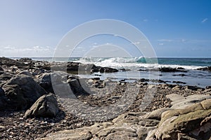 Atlantic ocean beach, Fuerteventura photo