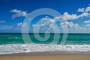 Atlantic Ocean beach in South Florida