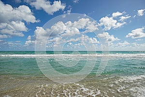 Atlantic Ocean beach in South Florida