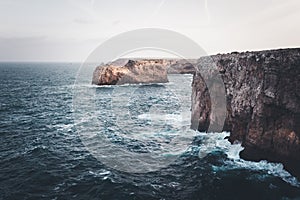 Atlantic ocean cliffs