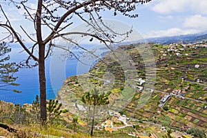 Atlantic Ocean coast on Madeira island, Portugal