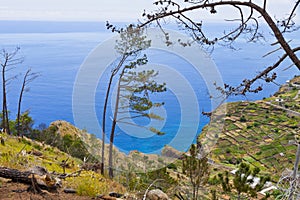 Atlantic Ocean coast on Madeira island, Portugal