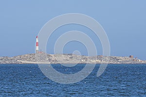 Atlantic Ocean coast near Luderitz town in Namibia