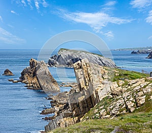 Atlantic ocean coastline near Portio Beach