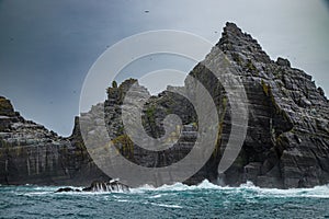 Atlantic Ocean.Island Skellig Michael.Ireland