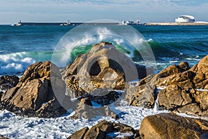 Atlantic Ocean in Porto photo