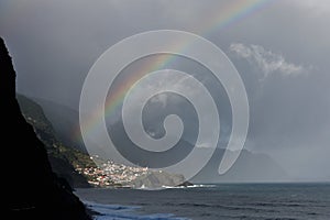 Atlantic Ocean with Rainbow