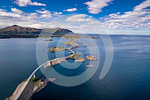 Atlantic Ocean Road aerial photography