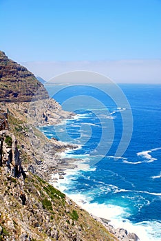 Atlantic ocean rock coast(South Africa).