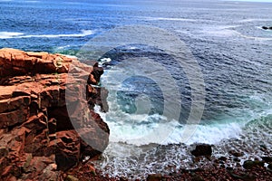 Atlantic Ocean Rock Maine