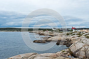 The Atlantic Ocean on a rocky coastline