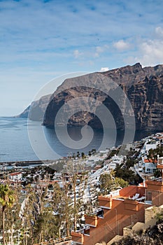 Atlantic ocean shore in west Tenerife, Spain