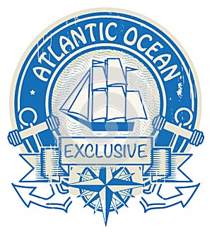 Atlantic Ocean stamp