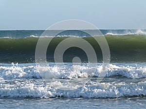 Atlantic ocean SURFING WAVES photo