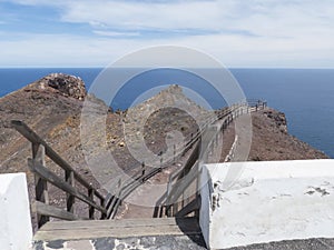 Atlantic ocean viewpoint on the Canary Islands.
