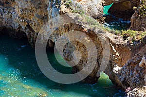 Atlantic rocky coast (Ponta da Piedade, Lagos, Algarve, Portugal