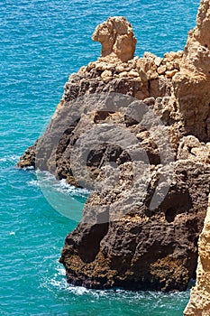 Atlantic rocky coast (Ponta da Piedade, Lagos, Algarve, Portugal