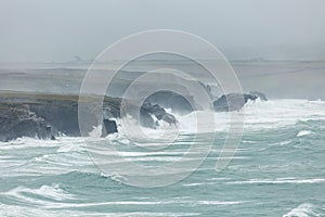 Atlantic Storm, Constantine Bay, Cornwall