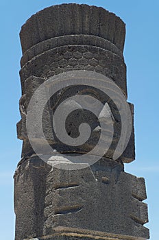 Atlantis Head in Tula Mexico