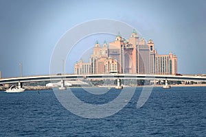 The Atlantis Holiday Resort on Palm Jumeirah Island in Dubai