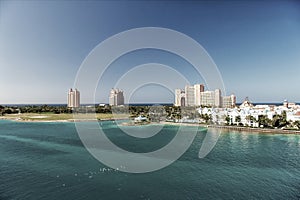 The Atlantis Paradise Island resort, located in the Bahamas