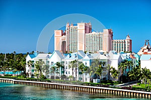 The Atlantis Paradise Island resort, located in the Bahamas