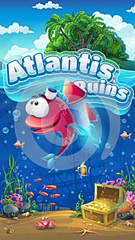 Atlantis Ruins GUI mobile format