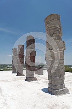 Atlantis in Tula Mexico photo