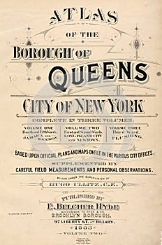 Atlas of Borough of Queens