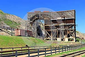 Atlas Coal Mine National Historic Site at East Coulee near Drumheller, Alberta, Canada