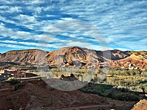 Atlas mountains. Morocco. Arabic.