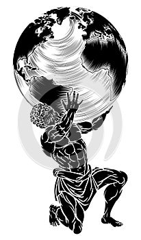 Atlas Titan Holding Globe