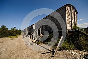 Atlit detainee camp, in Israel