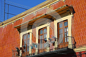 House with pots in Atlixco puebla  III photo