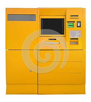 ATM Bank Cash Machine - yellow