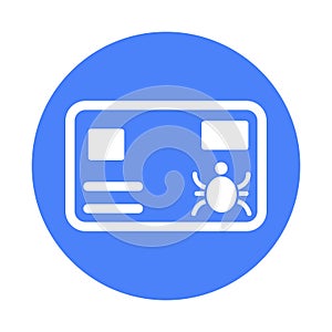 Atm bug Isolated Vector icon which can easily modify or edit
