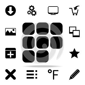 ATM button icon. web icons universal set for web and mobile