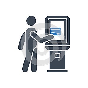 ATM Card Transaction Icon