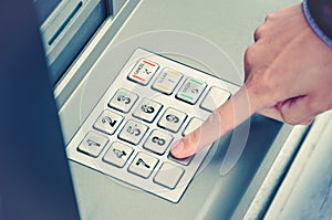 ATM dial pad