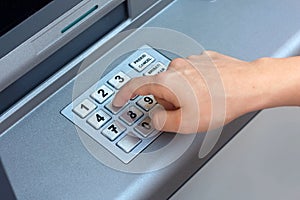 ATM - entering pin