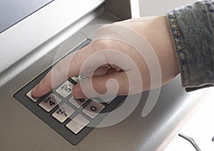 ATM Hand photo