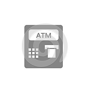 Atm icon vector