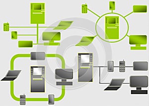ATM interconnected diagrams