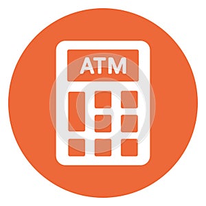 Atm   Isolated Vector icon which can easily modify or edit