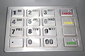 ATM keypad