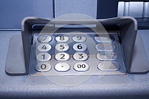 ATM keypad