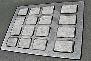 ATM machine keypad